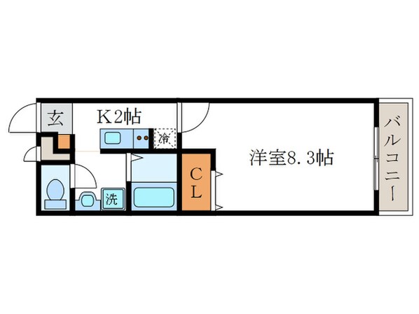 アンプル－ルＯＳＭの物件間取画像